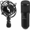 na stojanu USB mikrofon Renkforce RF-MIC-510 Druh přenosu:USB vč. kufříku, vč. pavouka, vč. ochrany proti větru, vč. kabelu, vč. pouzdra na mikrofon