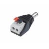 TRU COMPONENTS QT-DC2.1M nízkonapěťový konektor zástrčka, rovná 5.5 mm 2.1 mm 1 ks