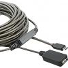 Renkforce USB kabel USB 2.0 USB-C ® zástrčka, USB-A zásuvka 7.50 m černá pozlacené kontakty RF-4752800