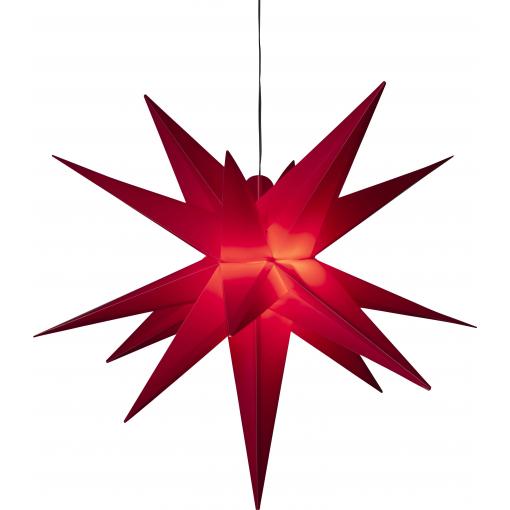 Konstsmide 5971-550 vánoční hvězda hvězda teplá bílá LED červená Energetická třída (EEK2021): G (A - G)