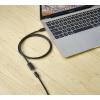 Renkforce USB kabel USB 3.2 Gen2 USB-C ® zástrčka, USB-C ® zásuvka 2.00 m černá PVC plášť RF-4755222