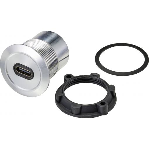TRU COMPONENTS TC-9534320 Vestavná zásuvka USB 3.1 zásuvka, vestavná USB-C® zásuvka Množství: 1 ks