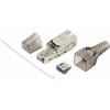 TRU COMPONENTS TC-9554648 Konektor RJ45 Cat 6A, stíněný zástrčka, rovná Počet pólů 8P8C 1 ks