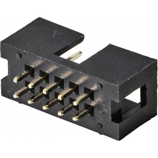 TRU COMPONENTS TC-9556684 pinová lišta (standardní) Počet řádků: 2 Počet kontaktů v řadě: 5 1 ks