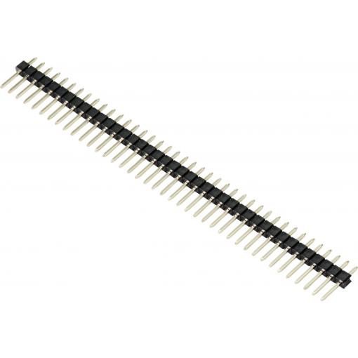 TRU COMPONENTS TC-9556692 pinová lišta (standardní) Počet řádků: 1 Počet kontaktů v řadě: 40 1 ks