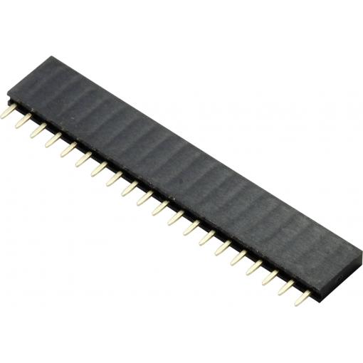 TRU COMPONENTS TC-9556696 zásuvková lišta Počet řádků: 1 Počet kontaktů v řadě: 20 1 ks