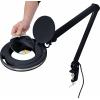 TOOLCRAFT TO-7173474 Lupa s LED osvětlením, 5, s upínacím držákem zvětšení=1.75 x 12.7 cm Třída energetické účinnosti 2021 F (A - G)