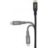Renkforce USB kabel USB 4.0 USB-C® 0.80 m černá hliníková zástrčka RF-4870098