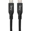 Renkforce USB kabel USB 4.0 USB-C® 0.80 m černá hliníková zástrčka RF-4870098