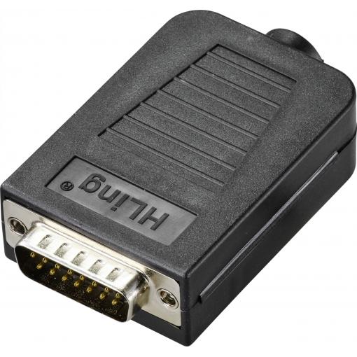 TRU COMPONENTS TC-9744136 zástrčka D-SUB Pólů: 15 drát 1 ks