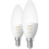 Philips Hue LED svítidlo - rozšíření 871951435673300 Energetická třída (EEK2021): G (A - G) Hue White Amb. Doppelpack 2x470lm E14 5.2 W teplá až studená bílá
