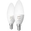Philips Hue LED svítidlo - rozšíření 871951435671900 Energetická třída (EEK2021): G (A - G) Hue White & Col. Amb. Doppelpack 2x470lm E14 5.3 W teplá až studená