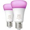 Philips Lighting Hue LED žárovka 871951432836500 Energetická třída (EEK2021): F (A - G) Hue White & Col. Amb. E27 Doppelpack 2x570lm 60W E27 9 W teplá až