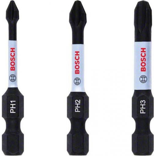 Bosch Accessories Bosch Power Tools 2608522491 křížový bit, 3dílná, křížový PH, 1/4