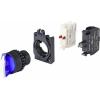 TRU COMPONENTS TC-9860156 S2SRN-L3BB přepínač otočný přepínač modrá 2 x 45 ° 1 ks