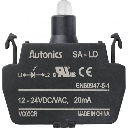 TRU COMPONENTS SA-LD LED kontrolka bílá 12 V, 24 V 1 ks