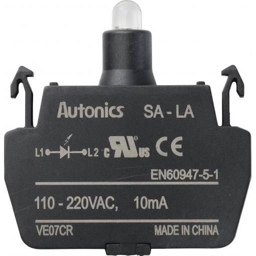 TRU COMPONENTS SA-LA LED kontrolka bílá 110 V, 240 V 1 ks