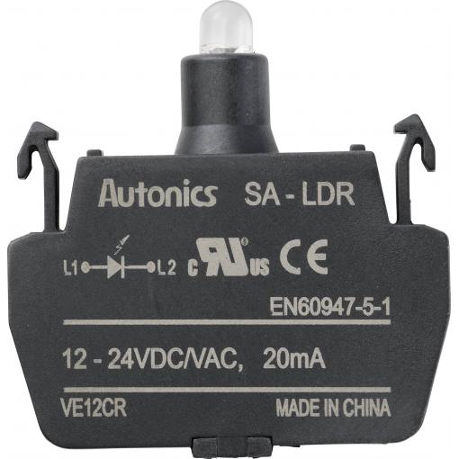 TRU COMPONENTS SA-LDR LED kontrolka červená 12 V, 24 V 1 ks
