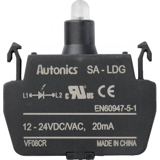 TRU COMPONENTS SA-LDG LED kontrolka zelená 12 V, 24 V 1 ks