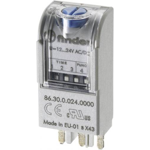 Finder 86.30.0.024.0000T 86.30.0.024.0000T multifunkční časový spínač, 0.05 - 360000 s, 16 A, 1 ks