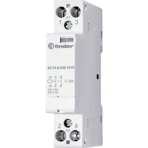 Finder 22.74.0.024.1717 instalační stykač 1 rozpínací kontakt, 3 spínací kontakty 230 V/AC, 400 V/AC 1 ks