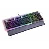 Thermaltake Argent K5 Sliver Switch (GER) kabelový herní klávesnice německá, QWERTZ titanová s podsvícením