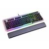 Thermaltake Argent K5 Sliver Switch (GER) kabelový herní klávesnice německá, QWERTZ titanová s podsvícením