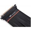 Thermaltake PCIe riser kabel PCIe 4.0 Zástrčka PCIe x16, Zásuvka PCIe x16 0.30 m černá Zásuvka úhlová, otočená o 90° AC-058-CO1OTN-C2