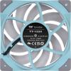 Thermaltake TOUGHFAN 12 Radiator Fan PC větrák s krytem tyrkysová (š x v x h) 120 x 25 x 120 mm