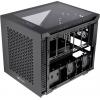 Thermaltake Divider 200 TG Air Black micro tower PC skříň černá 2 předinstalované ventilátory, boční okno, prachový filtr
