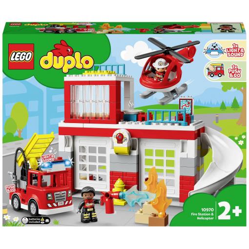 10970 LEGO® DUPLO® Požární hlíny s vrtulníkem