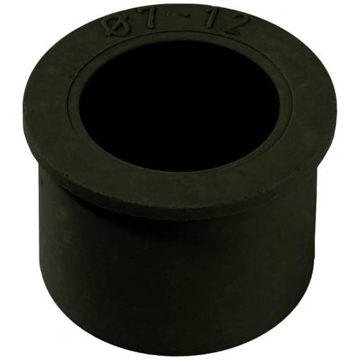 Wiska 10060768 RDE 25 těsnící vložka nárazuvzdorný , s odlehčením tahu M25 plast černá (RAL 9005) 25 ks
