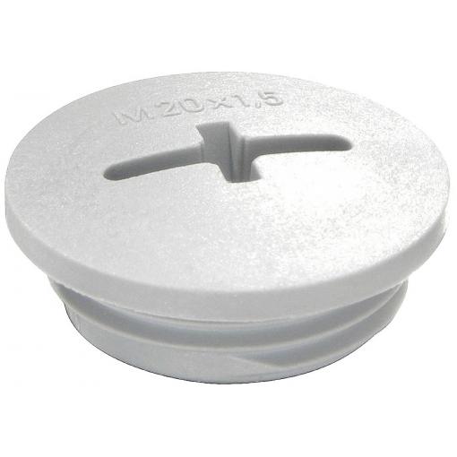 Wiska 10062496 EVS 50 záslepka nárazuvzdorný M50 plast šedobílá (RAL 7035) 50 ks