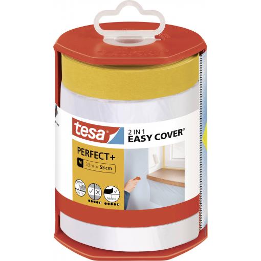 tesa Easy Cover Perfect+ 56570-00000-00 krycí fólie žlutá, transparentní (d x š) 33 m x 550 mm 1 ks