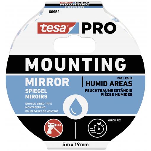 tesa Mounting PRO Spiegel 66952-00001-00 montážní páska bílá (d x š) 5 m x 19 mm 1 ks