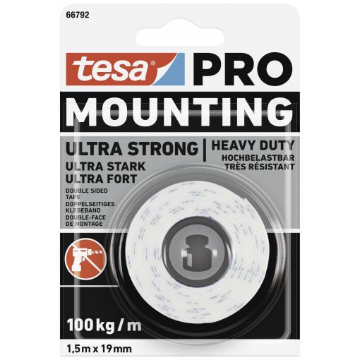 tesa Mounting PRO Ultra Strong 66792-00000-00 montážní páska bílá (d x š) 1.5 m x 19 mm 1 ks