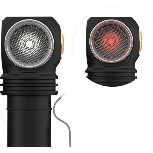 ArmyTek Wizard C2 WR Magnet Warm & Red LED čelovka, s magnetickým držákem, napájeno akumulátorem, 1100 lm, 3 h, 65 g