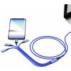 Smrter Nabíjecí kabel USB USB-A zástrčka, USB-C ® zástrčka, USB-C ® zástrčka, Apple Lightning konektor, USB Micro-B zástrčka 1.20 m námořnická modrá
