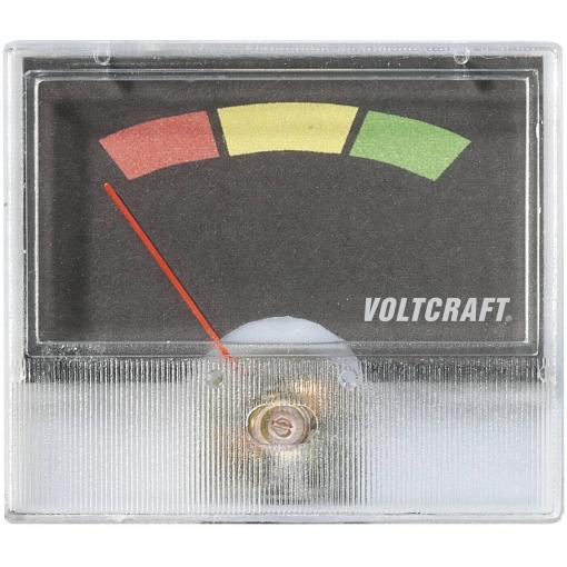 Panelový indikátor vybuzení Voltcraft AM-49x27 mm