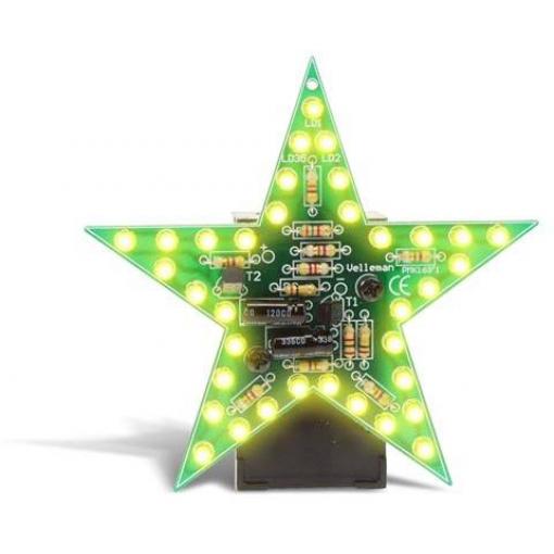 LED stavebnice Whadda WSSA169Y s blikající žlutou LED hvězdičkou