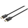 Manhattan DisplayPort kabel Konektor DisplayPort, Konektor DisplayPort 3.00 m černá 353625 8K UHD Kabel DisplayPort