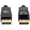 Manhattan DisplayPort kabel Konektor DisplayPort, Konektor DisplayPort 3.00 m černá 353625 8K UHD Kabel DisplayPort