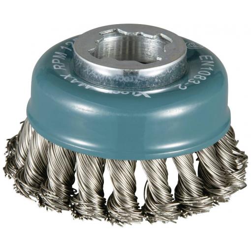 Makita Hrncový kartáč 80 mm VA X-Lock Makita - Drahttopfbürste - 80 mm - X-LOCK - für Makita GA041GM201, GA044GZ D-73330 1 ks