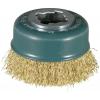 Makita Hrncový kartáč 75 mm, mosaz X-Lock Makita - Drahttopfbürste - für Stahl, Farbe, Rost, Schweißkanten D-73433 1 ks