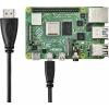 TRU COMPONENTS HDMI kabel Zástrčka HDMI-A, Zástrčka HDMI Micro-D 1.80 m černá TC-9449896 HDMI kabel