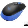 Logitech M190 optická myš, přenos bezdrátový, 3 tlačítko, 1000 dpi, modrá