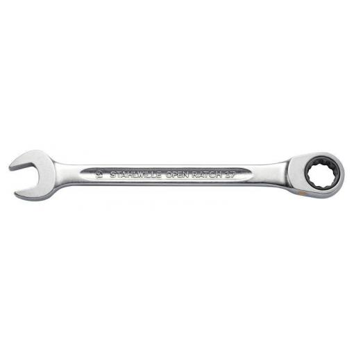 Stahlwille 40171616 17F 16 FLACH očkoplochý ráčnový klíč Délka klíče (cm) (jen pro nadpis) 8 - 19 mm