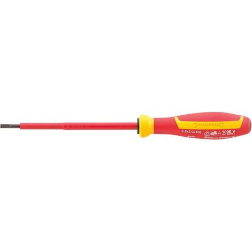 Stahlwille 4660 VDE 7 1,2X 8,0X175 VDE SCHLITZSCHRAUBENDREHER MIT DRALL-GRIFF šroubovák pro šrouby Microstix
