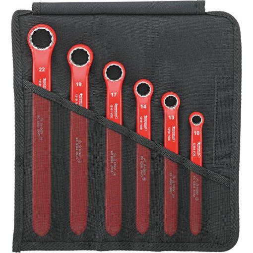 Stahlwille 96404302 12161/6 VDE Sada jednoočkových klíčů Délka klíče (cm) (jen pro nadpis) 10 - 22 mm