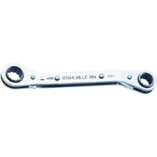 Stahlwille 41552428 26A 3/8 X 7/16 RATSCHENRINGSCHLUESSEL sada oboustranných ráčnových klíčů Délka klíče (palce) (jen pro nadpis) 3/8 - 7/16